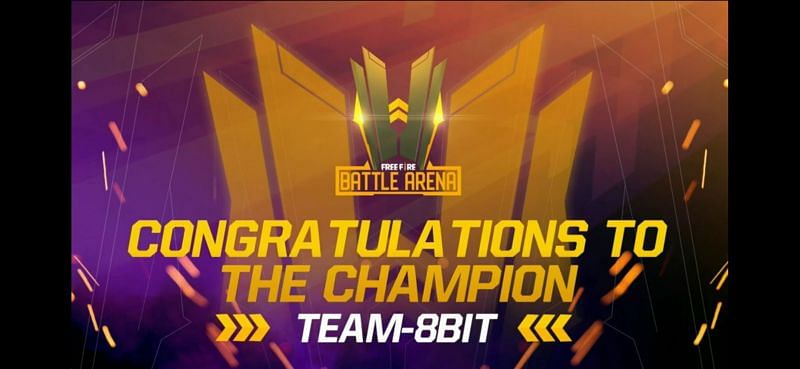 8bit Crowned Free Fire Battle Arena Champions