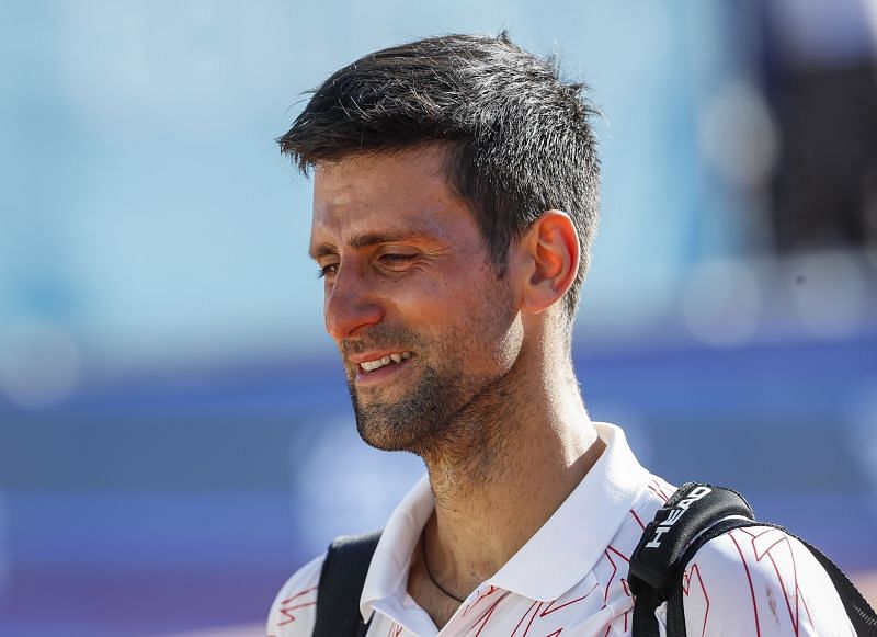 Novak Djokovic during the Adria Tour