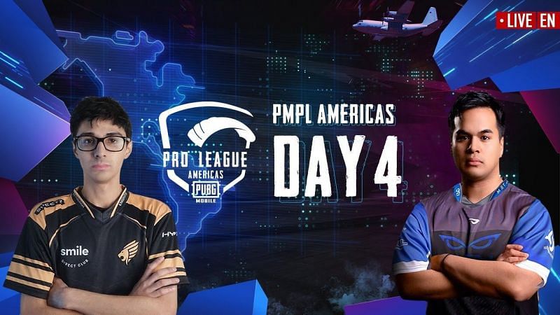XQ Gaming maintained their lead after Day 4 of the PMPL Americas (Picture Courtesy: PUBG Mobile eSports/YT)