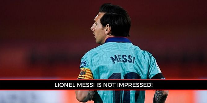 Lionel Messi is reportedly unhappy with his Barcelona teammates