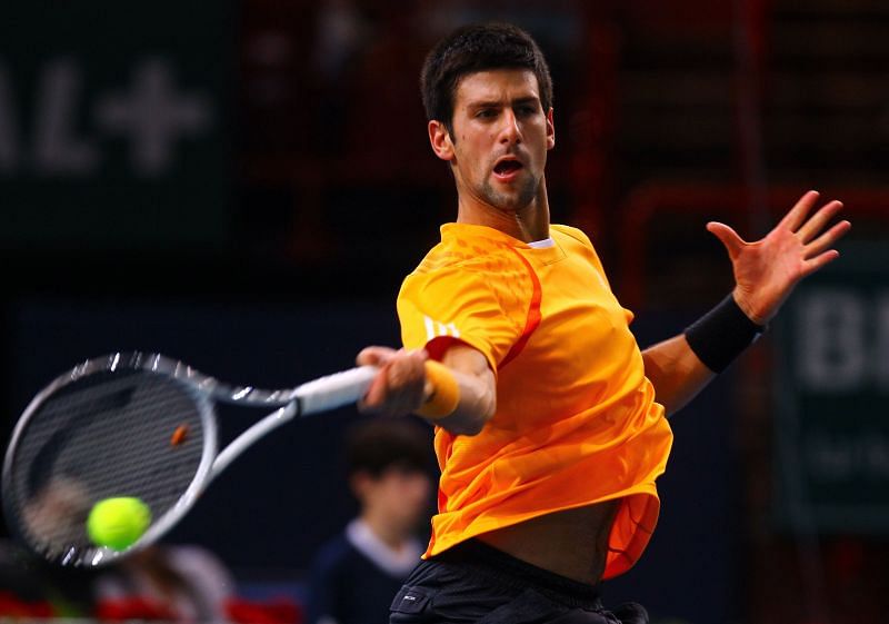 Novak Djokovic during his younger days