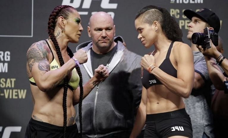 Cris Cyborg and Amanda Nunes