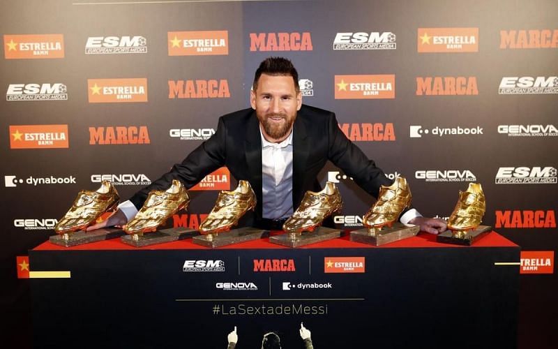 Lionel Messi has won the Golden Shoe in the last three seasons