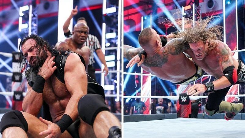 Drew McIntyre was attacked before his match; Edge and Randy Orton went to war