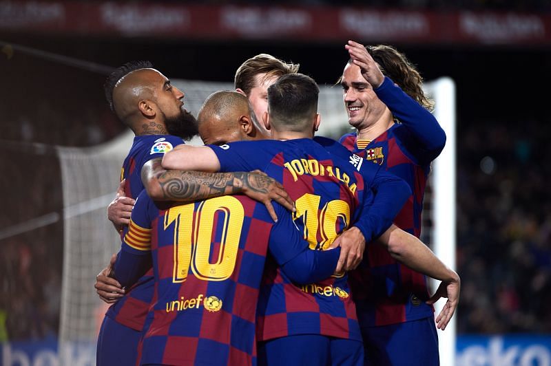 Barcelona are at the top of the table and are hopeful of adding another title to their cabinet