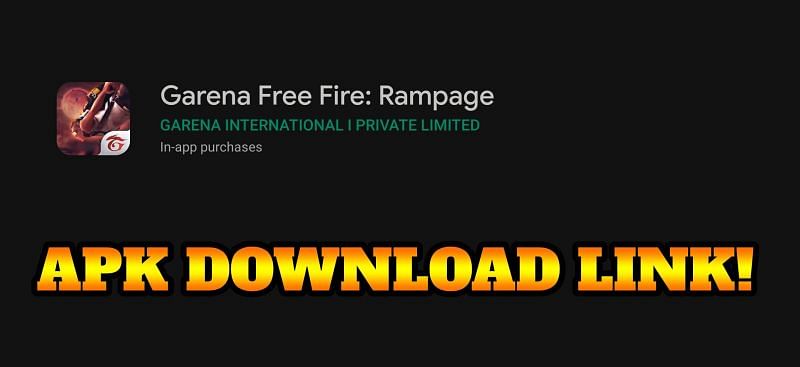 Free Fire Rampage APK Direct Download Link