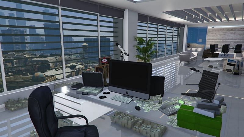 Customize your office as per your choice. Image: GTA5-Mods.com.