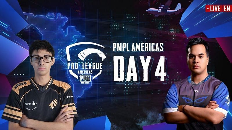 XQ Gaming maintained their lead after Day 4 of the PMPL Americas (Picture Courtesy: PUBG Mobile eSports/YT)