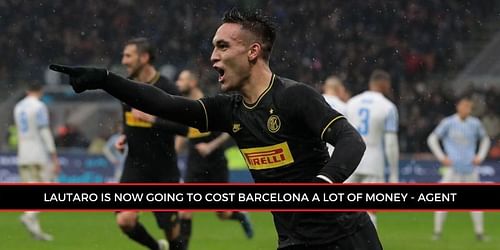 Barcelona are struggling to reach Lautaro's 111 million euros price tag
