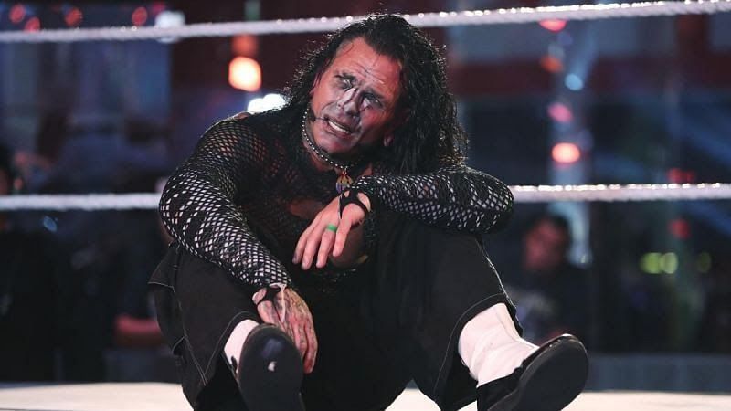 Jeff Hardy distraught after his loss