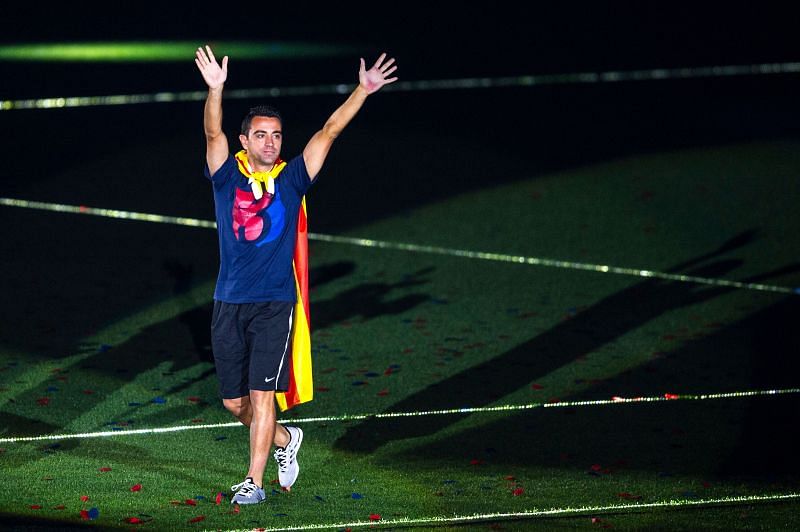 Xavi won a staggering 22 trophies with Barcelona