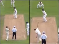 Before and after the trigger -- notice how the front foot isn't completely planted