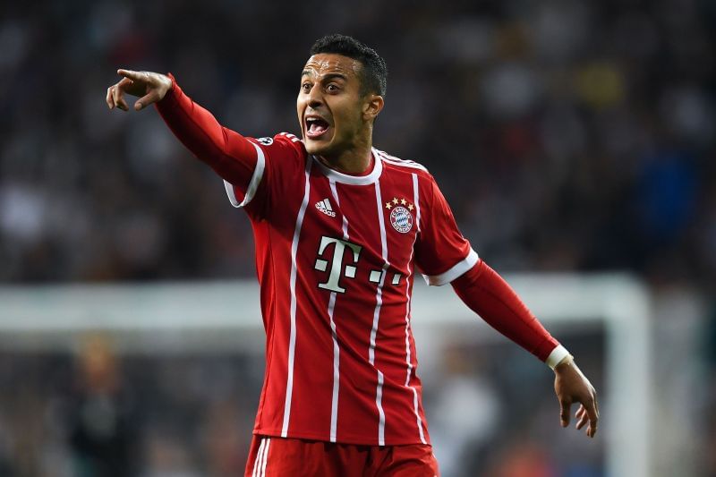 Thiago struggled with injuries towards the second half of the Bundesliga season