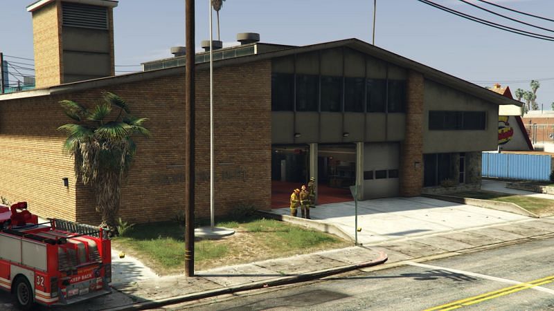 Gta 5 Locations Of Fire Stations In The Game