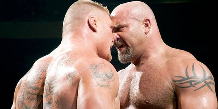 Lesnar and Goldberg