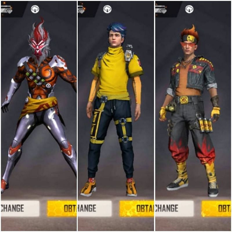 Free Fire: List of all the characters in the game