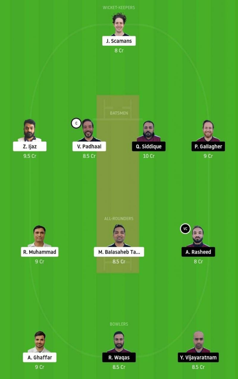 ECC vs SKK Dream11 Tips