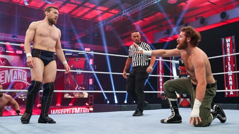 Bryan vs Zayn from WrestleMania 36