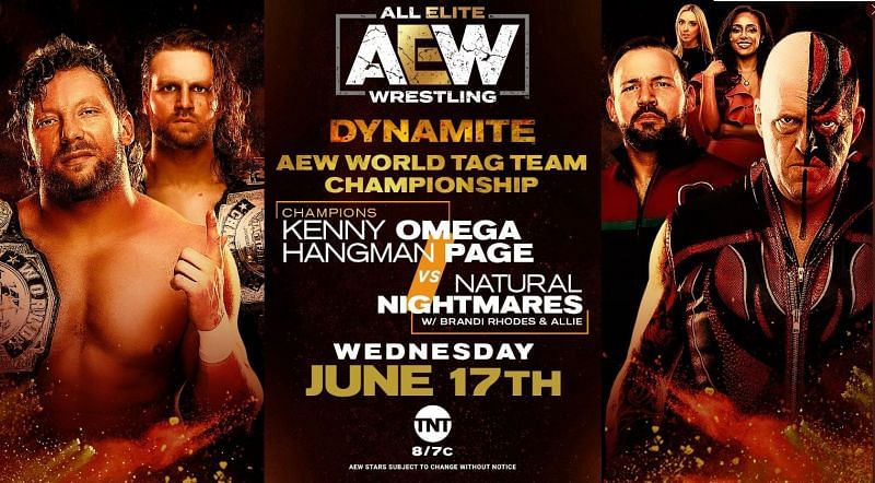 The AEW Tag-Team Championships will be on the line on tonight&#039;s AEW Dynamite