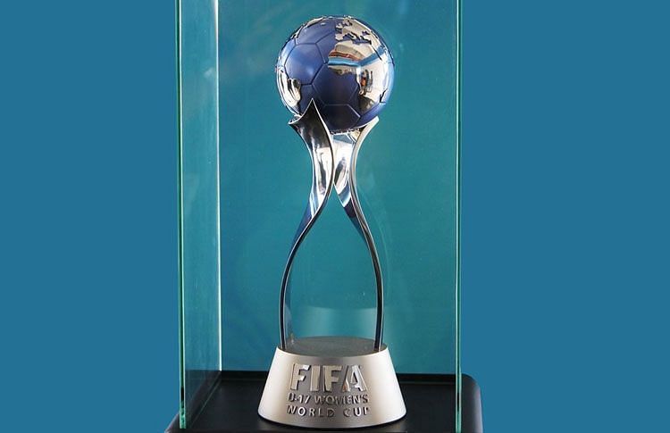 The U-17 Women&#039;s World Cup Trophy.