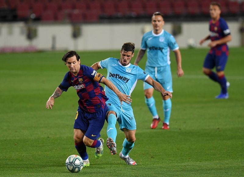Messi was a constant nuisance for Leganes to handle