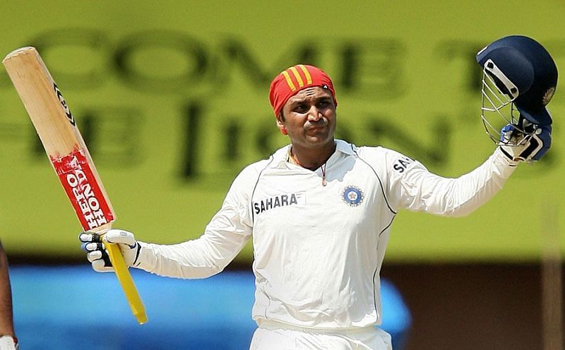 Virender Sehwag scored a century on debut against South Africa in 2001