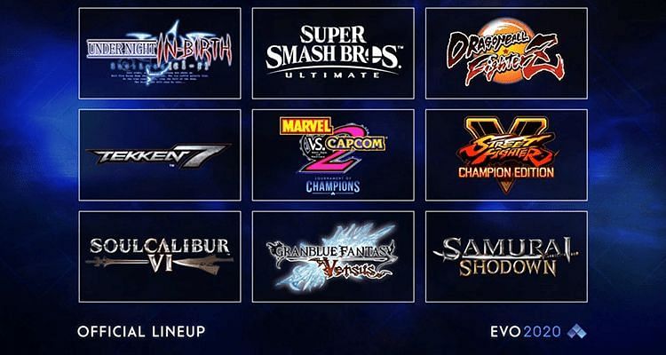 Choose your fighter! (Image Source: EVO 2020)