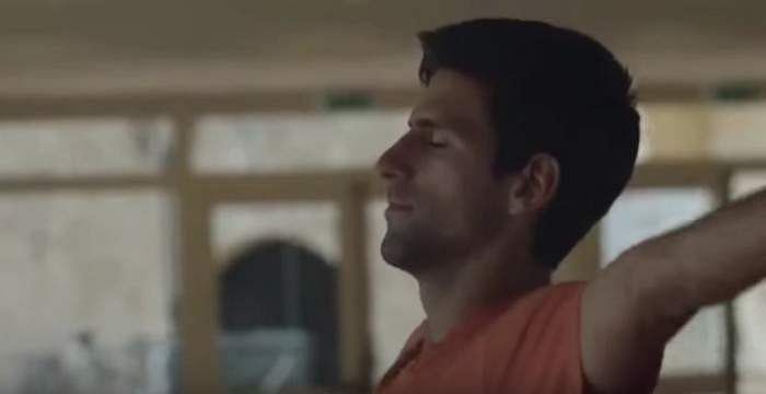 Novak Djokovic is known for doing yoga to improve his physical and mental fitness