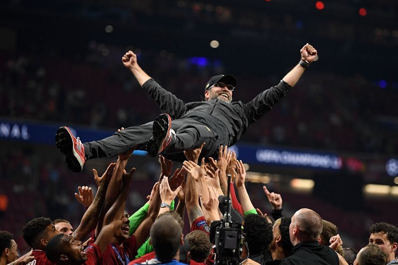 Jurgen Klopp and Liverpool won the UEFA Champions League last season