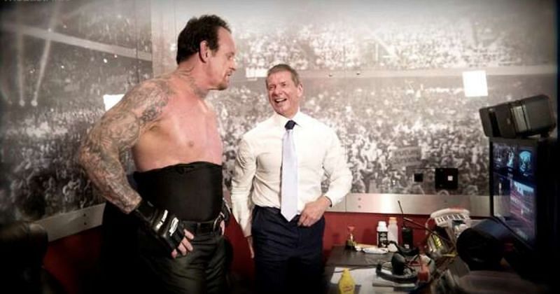 Undertaker and Vince McMahon.