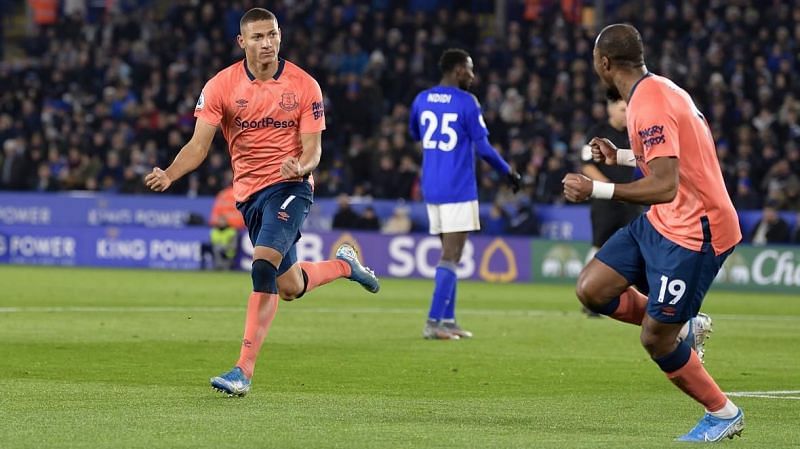 Richarlison found the net against Leicester City earlier this season.