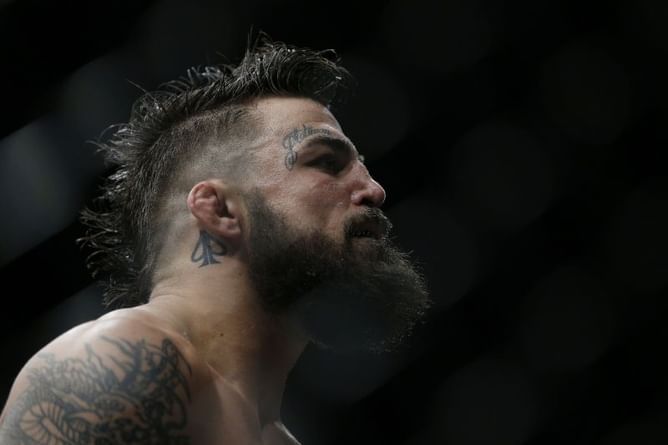 Mike Perry says "go get him" is all the advice his girlfriend needs to give while cornering him at UFC on ESPN 12
