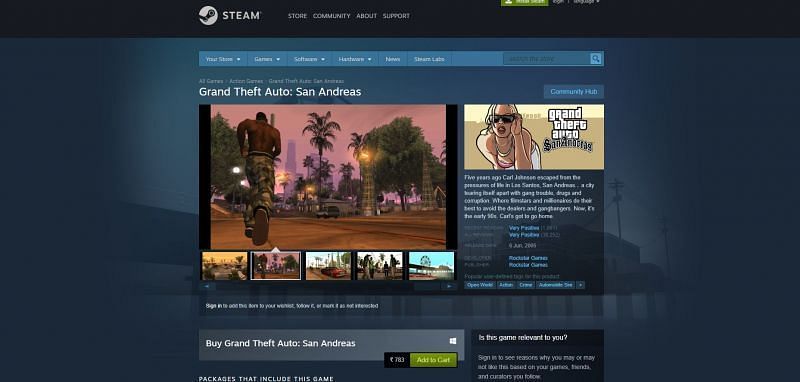 GTA San Andreas on Steam