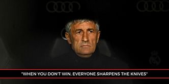 Barcelona manager Quique Setien says "controversies will always exist," as he refutes allegations of dressing room uprising