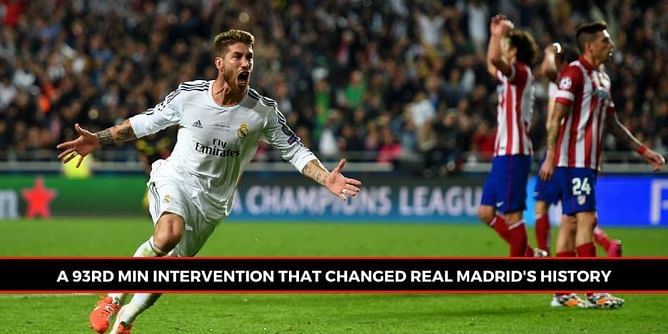 "That equaliser was a knockout blow," says Sergio Ramos recalling his first Champions League triumph with Real Madrid