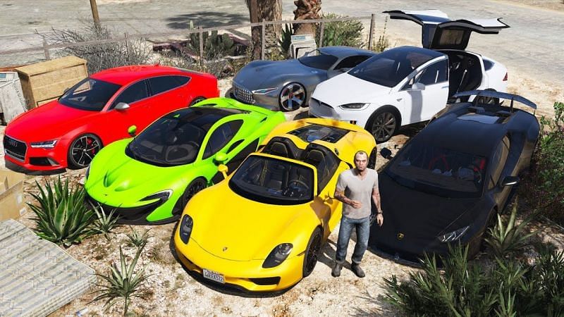 gta 5 number of cars