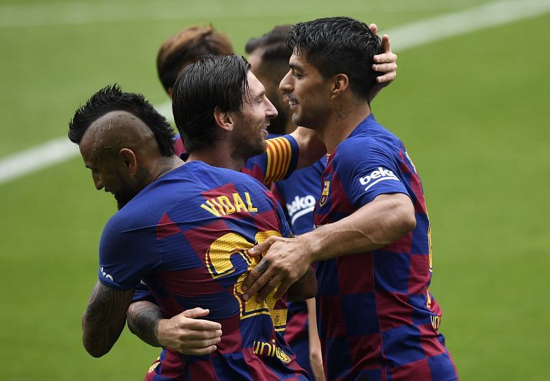 Lionel Messi and Luis Suarez did their bit against Celta Vigo