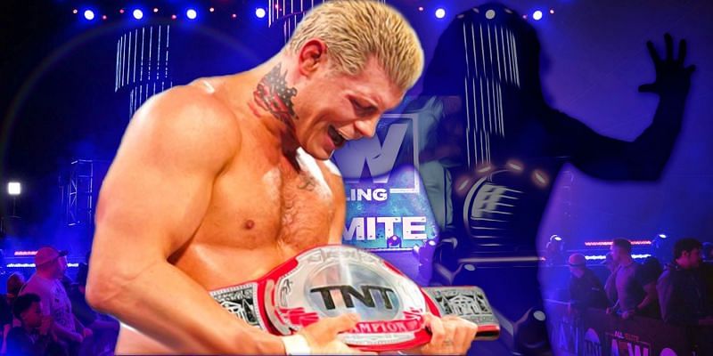 Cody Rhodes with the TNT title