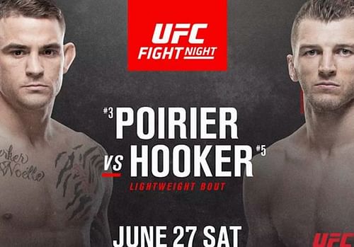 Dustin Poirier faces Dan Hooker in this weekend's UFC main event