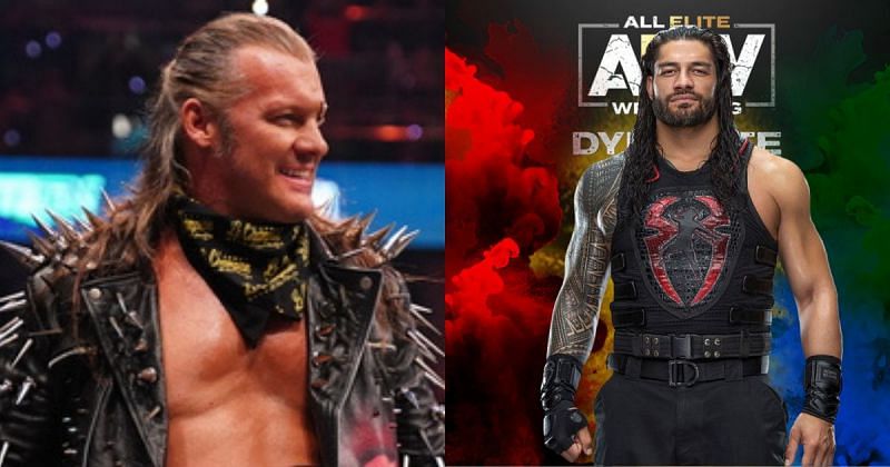 Chris Jericho and Roman Reigns.