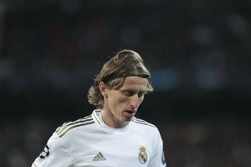 Real Madrid&#039;s Luka Modric played in various vital passes for his attackers