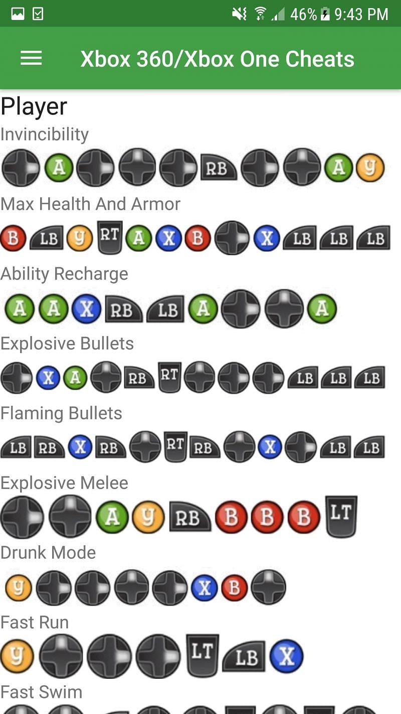 GTA 5 Xbox One and Xbox 360 cheat codes