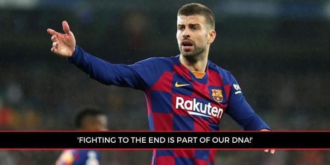 Barcelona ace Pique fires warning shot to Real Madrid, says "this is not over yet"