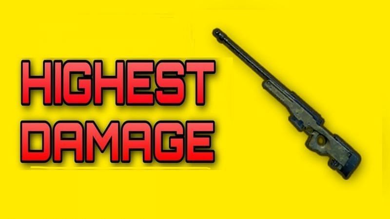 Guns with highest damage in PUBG Mobile (Picture Source: Thugul/YT)