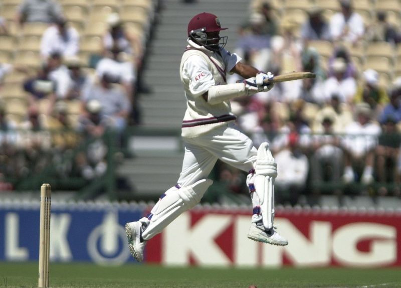 Brian Lara in action against Australia