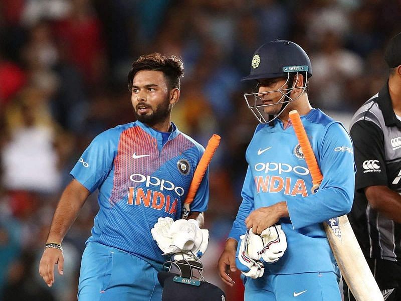 Rishabh Pant and MS Dhoni