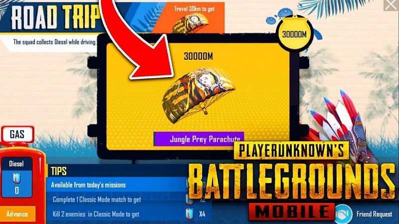 PUBG Mobile Road Trip Event; Image via: Charizard Freak