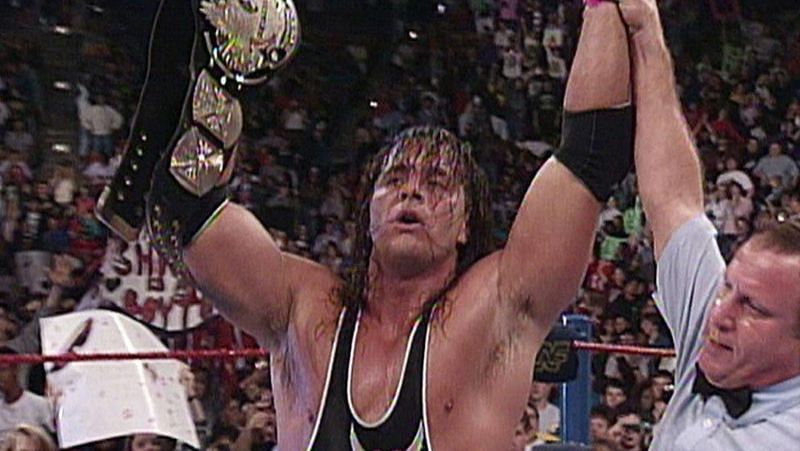 Bret 'The Hitman' Hart as WWE World Champion