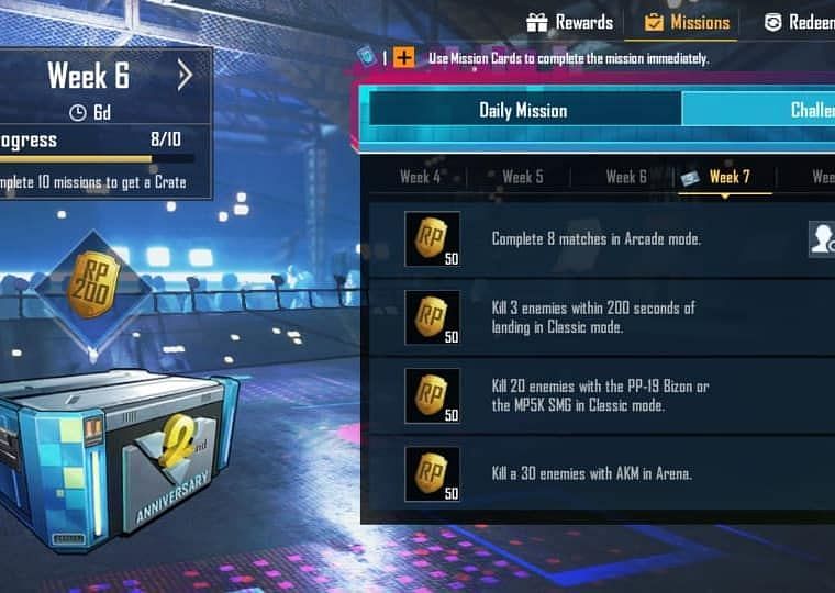 PUBG Mobile Daily Events