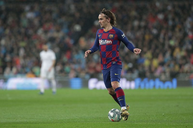 Griezmann is still adjusting to a new role at the Nou Camp